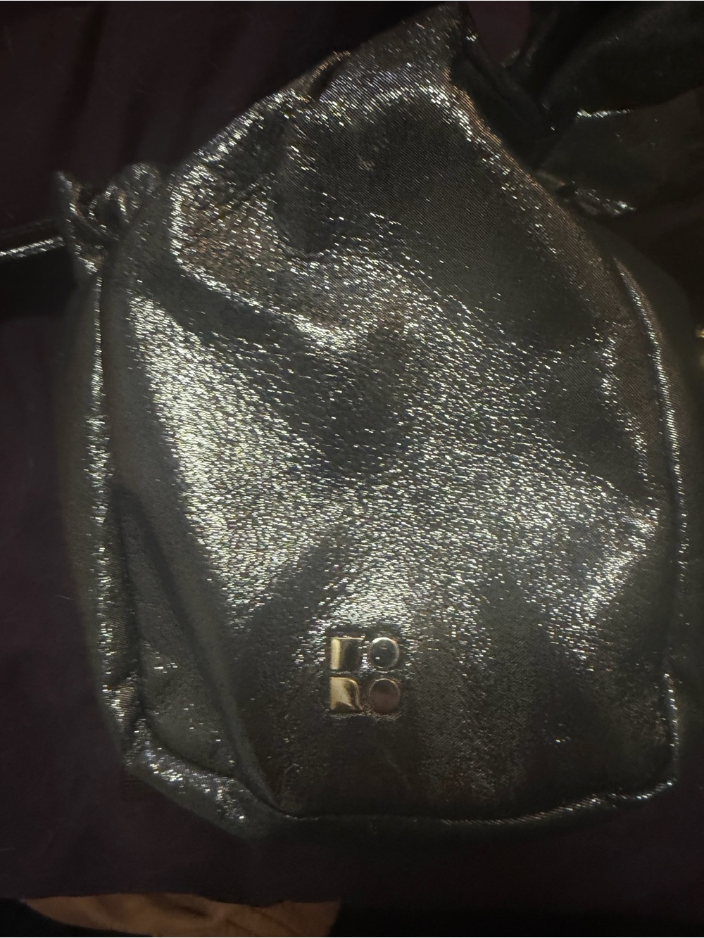Kate Spade Gunmetal Drawstring Women’s Bag